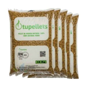 Granulés de bois naturel Suinga pour chauffage 15 kg